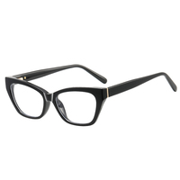 Lunettes anti-lumière bleue œil de chat pour femme MS 92625 avec monture minimaliste et dégradé de couleurs