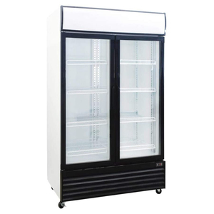 hot sale glass door merchandising and display refrigerator compressor merchandiser