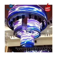 Pantalla LED Ultrafina y Flexible IP65 de Fácil Instalación, Pantalla P1.2 P1.8 P2 con Servicio Frontal, Video Wall Curvo para Museos