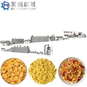 Nouvelle ligne de production de céréales pour petit-déjeuner Corn Flakes avec moteur automatique haute efficacité - Product Image 1
