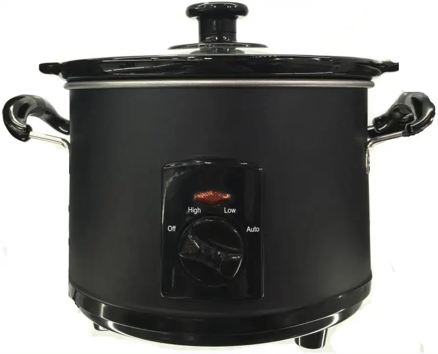 Yeni ürün elektrikli seramik çoklu pişirici crockpot taşınabilir üçlü yavaş pişirici elektrikli çift güveç potu 1.5L 3.5L 6L