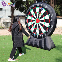 Cible de tir de football gonflable portable commerciale, but de football gonflable personnalisé pour les jeux d'enfants en extérieur