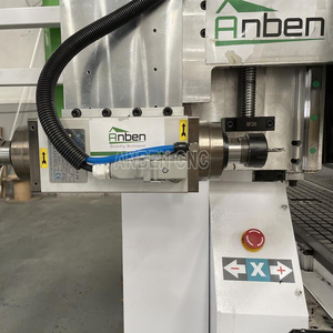 Macchina CNC Router ATC di Fabbrica Cinese, Area di Lavoro 1300x2500x200mm, per Lavorazione Mobili in Legno, Tavolo con Scanalatura a <span class=keywords><strong>T</strong></span>, Mach3 DSP, Mandrino 9kw - Product Image 5