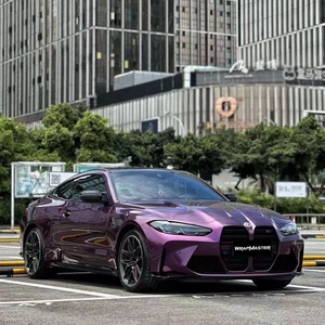 WRAPMASTER 1.52*17m Li Auto Violet PET Brillant Métallique Auto-Adhésif Stretch Car Wrap Vinyl Film - Product Image 2