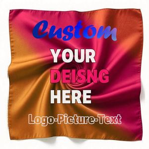 Pañuelo de Seda con Impresión Personalizada, Pañuelo de Seda para Mujer, Personalización de Pañuelos de Seda, Compra al por Mayor de Fábrica, Proveedor de Accesorios de Moda - Product Image 5