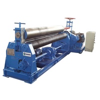 Machine à rouler les plaques automatique W11/W12 trois rouleaux en acier inoxydable avec boîte de vitesses et moteur pour aluminium nouveau produit 2025 3000 5.5