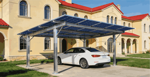 Système de montage au sol en alliage d'aluminium anodisé pour carport solaire photovoltaïque résidentiel - Product Image 6