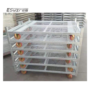 과일 농장 보육 수송 저장 아연 도금 와이어 메쉬 선반 금속 스틸 플랜트 랙 판매 - Product Image 4