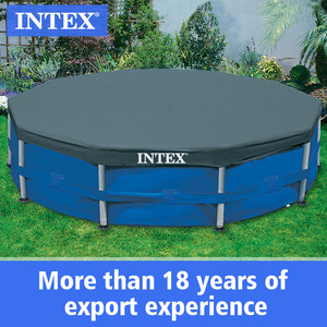 <span class=keywords><strong>INTEX</strong></span> 28031 12FT FT X 10IN cubierta redonda para <span class=keywords><strong>piscina</strong></span> alfombrilla para <span class=keywords><strong>piscina</strong></span> cubierta de <span class=keywords><strong>piscina</strong></span> película protectora - Product Image 4