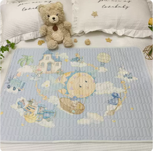 Draps de lit pour bébés garçons, housses de <span class=keywords><strong>matelas</strong></span> à <span class=keywords><strong>langer</strong></span>, draps portables pour berceaux, draps-housses en coton biologique et lin, literie de berceau personnalisée - Product Image 5