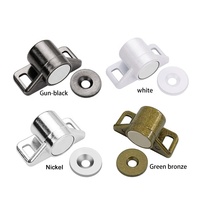 Loquet de porte magnétique en alliage de zinc solide pour armoires-Solution de cuisine et de salon moderne Fermeture puissante Scellage silencieux sécurisé