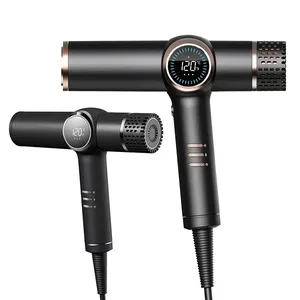 Salão Profissional Leafless Brushless Motor Negativo Ion Hair Blow Dryer Bldc Revair Reverse Hair Dryer Com Limpeza Automática