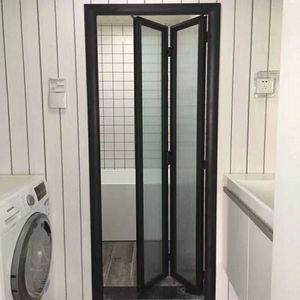 Marco delgado <span class=keywords><strong>de</strong></span> estilo moderno para exterior, <span class=keywords><strong>puerta</strong></span> plegable <span class=keywords><strong>de</strong></span> acordeón interior, puertas <span class=keywords><strong>de</strong></span> vidrio biplegables <span class=keywords><strong>de</strong></span> aluminio, <span class=keywords><strong>puerta</strong></span> corredera - Product Image 2