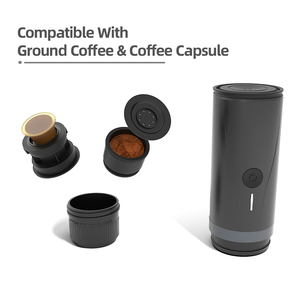 Vente d'usine Machine à café expresso portable Mini cafetière à capsules intelligente en aluminium OEM 90 Machine à dosettes de café à service unique 5v - Product Image 3