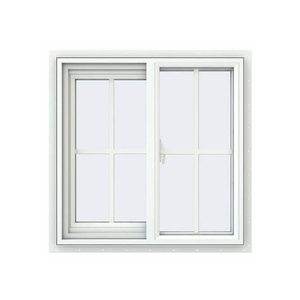 Nouvelle conception moderne populaire Fenêtre <span class=keywords><strong>en</strong></span> PVC Fenêtres coulissantes <span class=keywords><strong>en</strong></span> PVC blanc carré Verre trempé Fenêtre coulissante <span class=keywords><strong>en</strong></span> PVC - Product Image 1