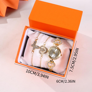 <span class=keywords><strong>Regalo</strong></span> per la <span class=keywords><strong>Festa</strong></span> <span class=keywords><strong>della</strong></span> Mamma: Orologio da <span class=keywords><strong>Donna</strong></span> con Diamanti e Bracciale, Set <span class=keywords><strong>Regalo</strong></span> Personalizzabile per Fidanzata - Product Image 4