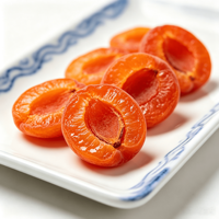 Abricots rouges séchés sucrés et acidulés certifiés HACCP, friandise de fruits confits à mâcher, vente en gros, OEM, ODM, approvisionnement direct usine