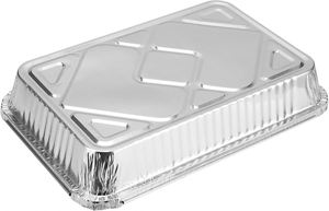 Barquette jetable en aluminium pour gâteaux 32x20x3cm, conteneur alimentaire pour avion, revêtement de four, plat de cuisson Yysmallcap - Product Image 4