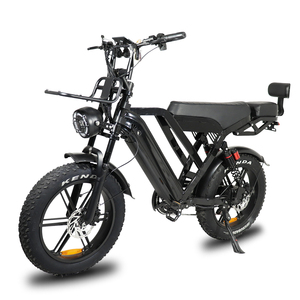 Bicicletta <span class=keywords><strong>Elettrica</strong></span> a Due Posti con Pneumatici Fat da 20 Pollici, <span class=keywords><strong>Bici</strong></span> <span class=keywords><strong>Cargo</strong></span> Ibrida da 250W, Design E-Bike Fuoristrada VOMO X50 - Product Image 2