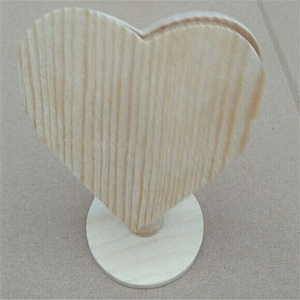 Supporti per Numeri Tavolo a Forma di <span class=keywords><strong>Cuore</strong></span> in Legno, Porta Segnaposto, Porta Menu con Clip per Foto a Forma di <span class=keywords><strong>Cuore</strong></span>, Centrotavola per Matrimoni - Product Image 2