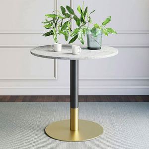 Industrial <b>Cast</b> Iron Dining Pedestal Table Base Modern Kitchen Hotel Outdoor Furniture Leg Black <b>Powder</b> Coated - Product Image 2