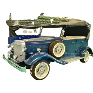 รถคลาสสิกพลังงานสไตล์คลาสสิกสีดำสไตล์ย้อนยุค5-Seater โบราณ - Product Image 2