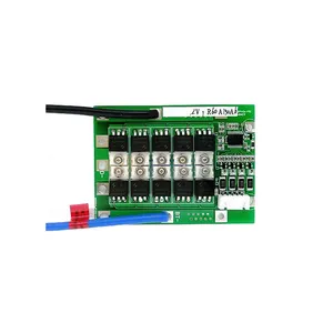 Lipo4 Paket Baterai 32S 96V 100A/200A Bms Ev, Papan Sirkuit Pelindung Baterai Pcm Pcb Equalizer Keseimbangan dengan Lampu