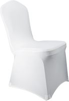 100pcs Spandex Housse de siège de chaise de mariage