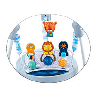 Chaise de saut multifonctionnelle pour bébé, balançoire à bascule avec musique, jouets en peluche suspendus, siège d'exercice pour bébé.
