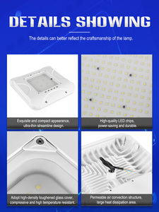 Lampes LED pour auvent 100W 150W, éclairage encastré pour station-service, garantie 5 ans, lampes pour station-service 150W - Product Image 3