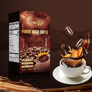 Caffè alla Maca per Uomini - Energizzante Istantaneo Senza Zucchero, Anti-Fatica, Antiossidante con Spezie e Erbe, Gusti Cioccolato e Frutta Secca - Product Image 1