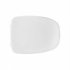 Asiento de inodoro para Kerasan Brio, forma de jarrón blanco, 50,5 cm de largo, 37,5 cm de ancho - Product Image 3
