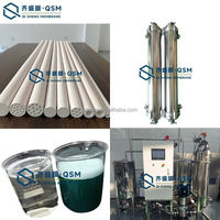 Élément de membrane céramique QSM, taille des pores 100 nm, microfiltration MF, ultrafiltration UF, technologie de filtration à flux tangentiel TFF