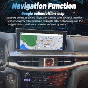 เครื่องเล่นมัลติมีเดียในรถยนต์ระบบ Android 13 หน้าจอ 12.3 นิ้ว สำหรับ Lexus LX570 ปี 2015 2016 2017-2021 พร้อมระบบนำทาง GPS สเตอริโอ และ Wireless Carplay - Product Image 6