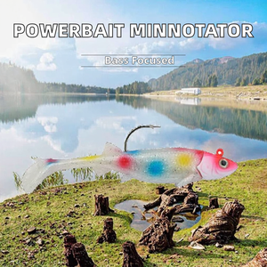 PowerBait Minnotator-Wonderbread-2" Lebendköder für Barsch-Angeln aus Edelstahl mit Haken - Product Image 2