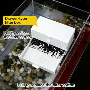 Mini Acuario Acrílico Cuadrado de 50L con Filtro Externo, Diseño de Cascada, Aireación y Circulación de Agua, Modelo 2026 - Product Image 6