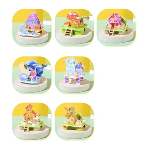 ของเล่นตัวต่อพลาสติก 3 มิติ แบบตัดด้วยเลเซอร์ ทำมือสำหรับนักเรียน  บรรจุในกล่องสีสันสดใส สำหรับการศึกษาปฐมวัย - Product Image 5