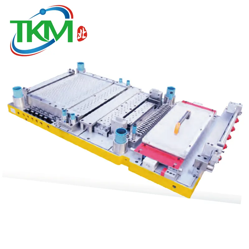 Tkm Professionele Hoge Snelheid Koperfolie Fin Progressieve Stempelmatrijs Voor Condensor Warmtewisselaar