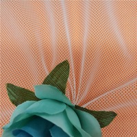 Tissu en maille hexagonale à gros trous 100 % polyester blanc 40 g/m² 1 mm pour sacs à linge et sacs de rangement