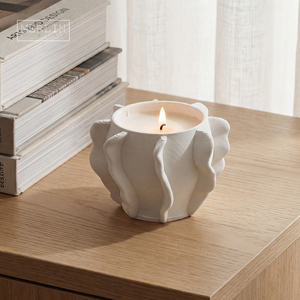 Merlin Living Modern Ceramic <strong>Candle</strong> Jar for Home <strong>Decor</strong> Ceramic <strong>Decoration</strong> <strong>Candle</strong> Jar Chaozhou Omaysn Ceramic Factory Wholesale - Product Image 2