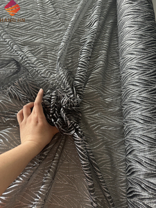 Tela de Tul con Lentejuelas Brillantes y Metálicas con Patrón de Rayas de Zebra, en Oferta, a Bajo Precio y en Existencia, para <span class=keywords><strong>Vestidos</strong></span> - Product Image 4