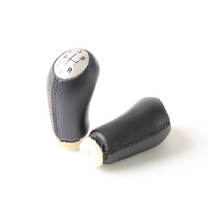 Pommeau de levier de vitesse pour Renault Laguna Megane 2 Clio 3 Scenic 2, en cuir PU, design ergonomique - Product Image 3