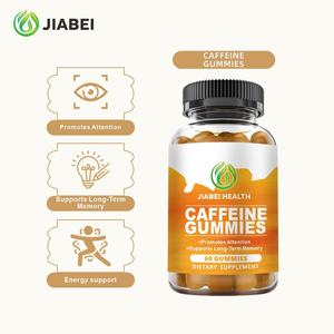 Gomitas de Cafeína Personalizadas de Fábrica para Adultos, Vitaminas Energéticas, Apoyo y Mejora de la Memoria a Largo Plazo, Extractos de Hierbas OEM/ODM - Product Image 1