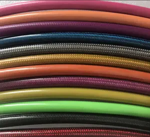 Stainless Steel Braided PTFE Hose PVC/PU/Polyester/Nylon/EPDM Coated SS304 Brake Tubing PTFE Flue Hose