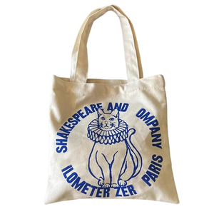 <span class=keywords><strong>Librairie</strong></span> Sac Fourre-Tout Peint À La Main Chat Motif Mini Toile Eco Friendly Shopper pour Enfants - Product Image 1