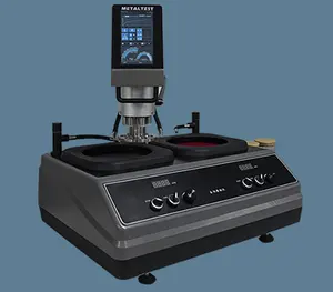 Double Disc Intelligent Automatic Metallographic Grinding And Polishing Machine Metal Grinding And Polishing Machine