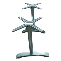 Base de table pliable en aluminium L600xW450xH720mm, légère, pour événements et traiteur