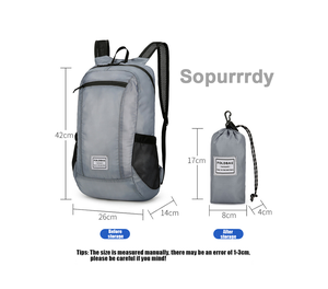 Custom Logo General <b>Backpack</b> Lightweight Water Resistant Polyester <b>Backpack</b> for Men <b>Women</b> Foldable Camping <b>Travel</b> Outdoor - Product Image 4