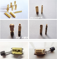 2*4*15mm Hot Stamping Letters Alphabet Font para Expiration Code Printer Machine