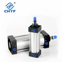 Cylindre d'air Standard en acier inoxydable, cylindre de compresseur d'air à Double effet, série SC/SU